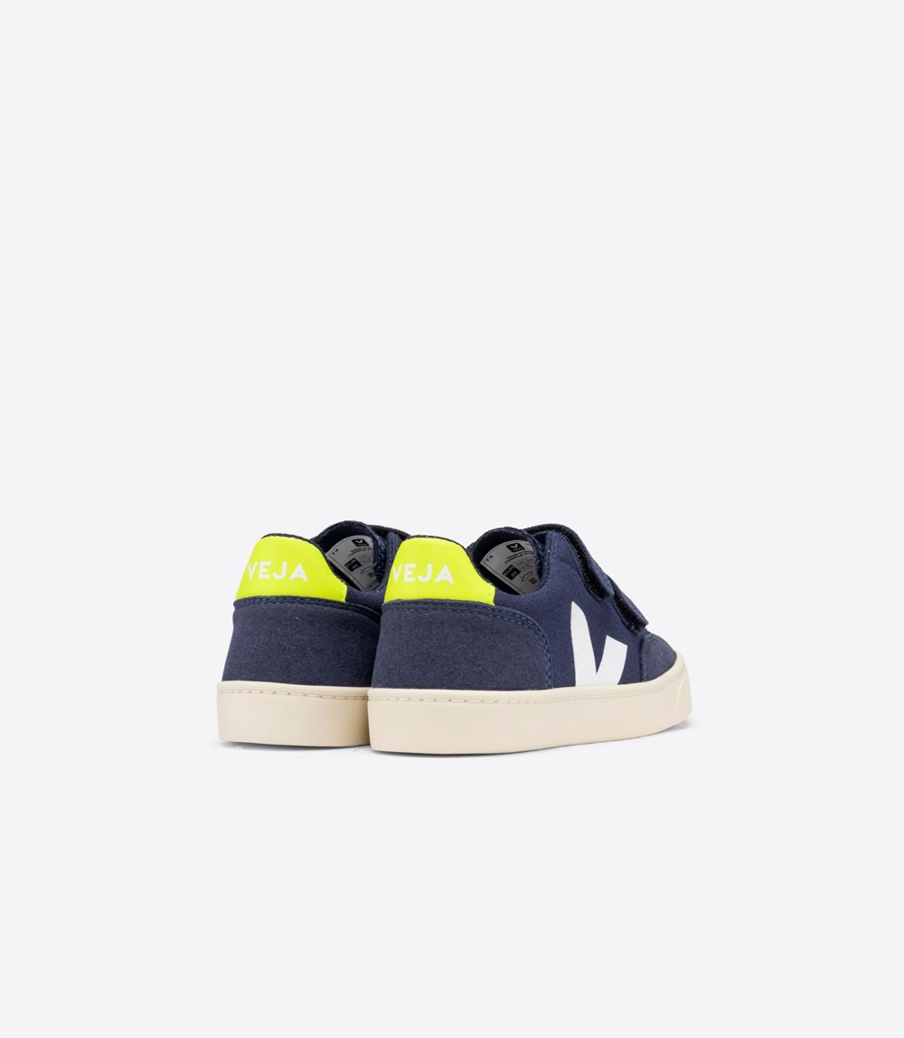 Veja Sneakers Copii - V-12 Velcro Panza - Albastri - 0379128-LP